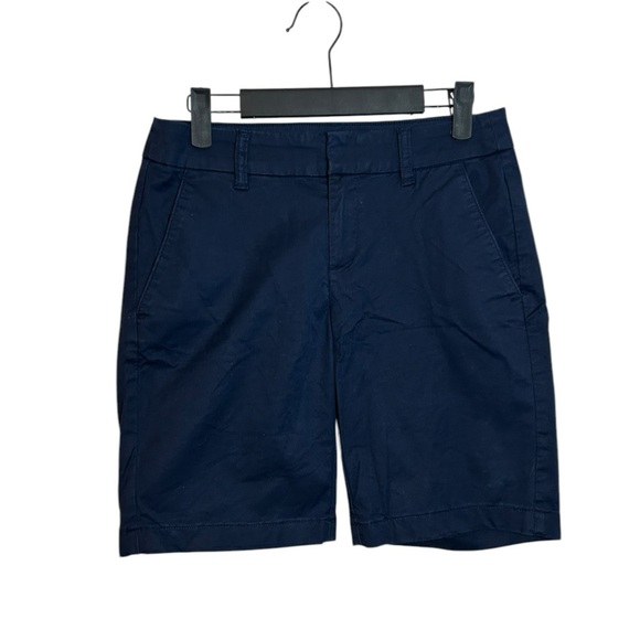 J.Crew Navy Blue Frankie 9” Bermuda Shorts - Picture 2 of 6